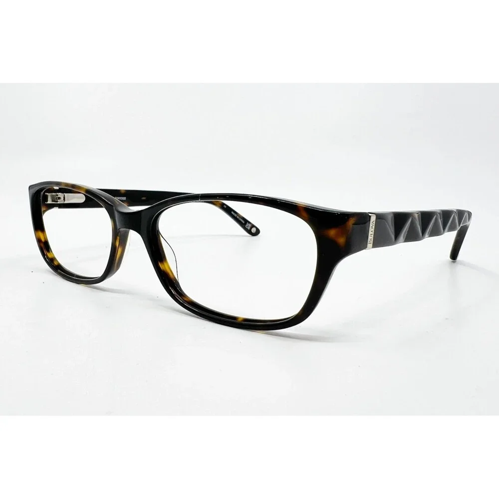 Bulova Massy Eyeglass Frames Womens Tortoise Brown Full Rim 53-16-135
